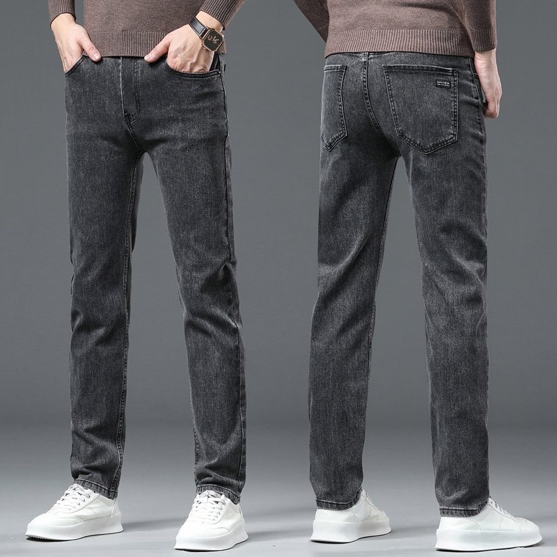 NEW Men Classic Advanced Fashi - Men'S Fashion Grey Jeans avis et prix