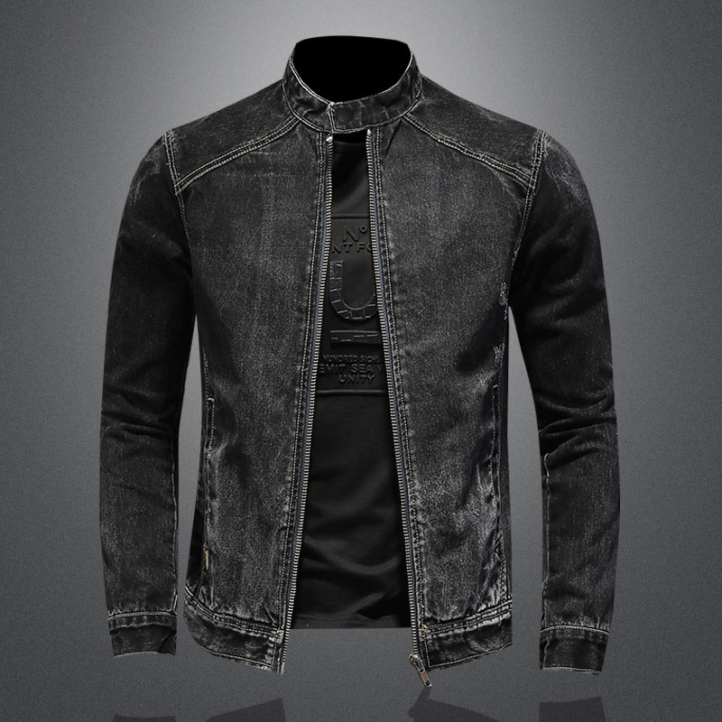 Men Vintage Stand Collar Pilot - Bomber Jacket Men avis et prix
