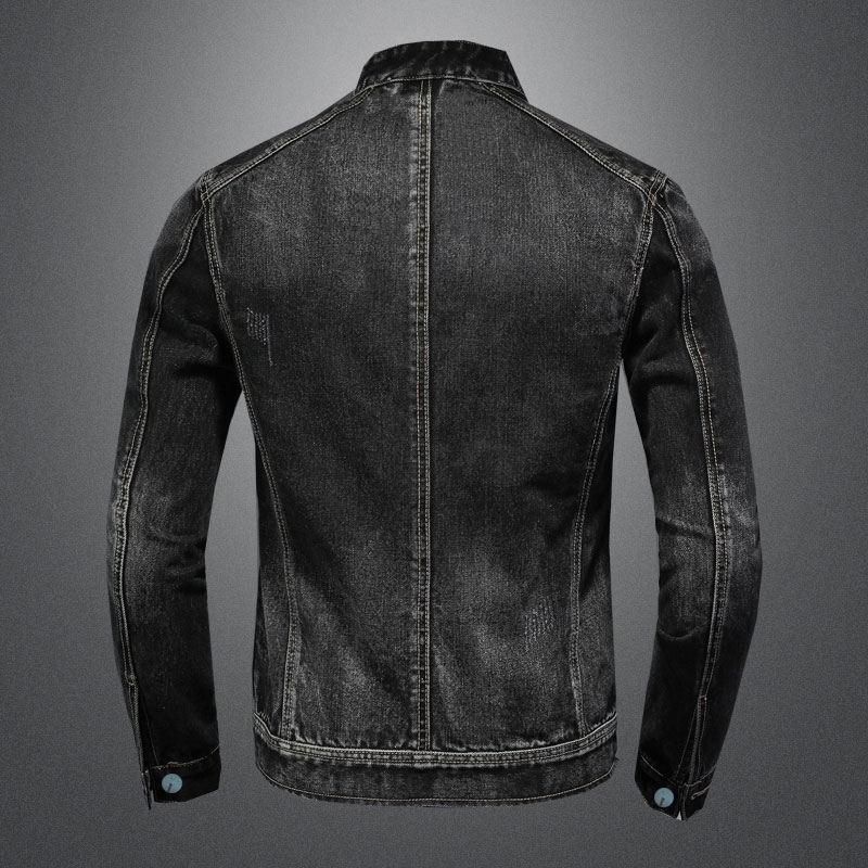 Men Vintage Stand Collar Pilot - Bomber Jacket Men avis et prix