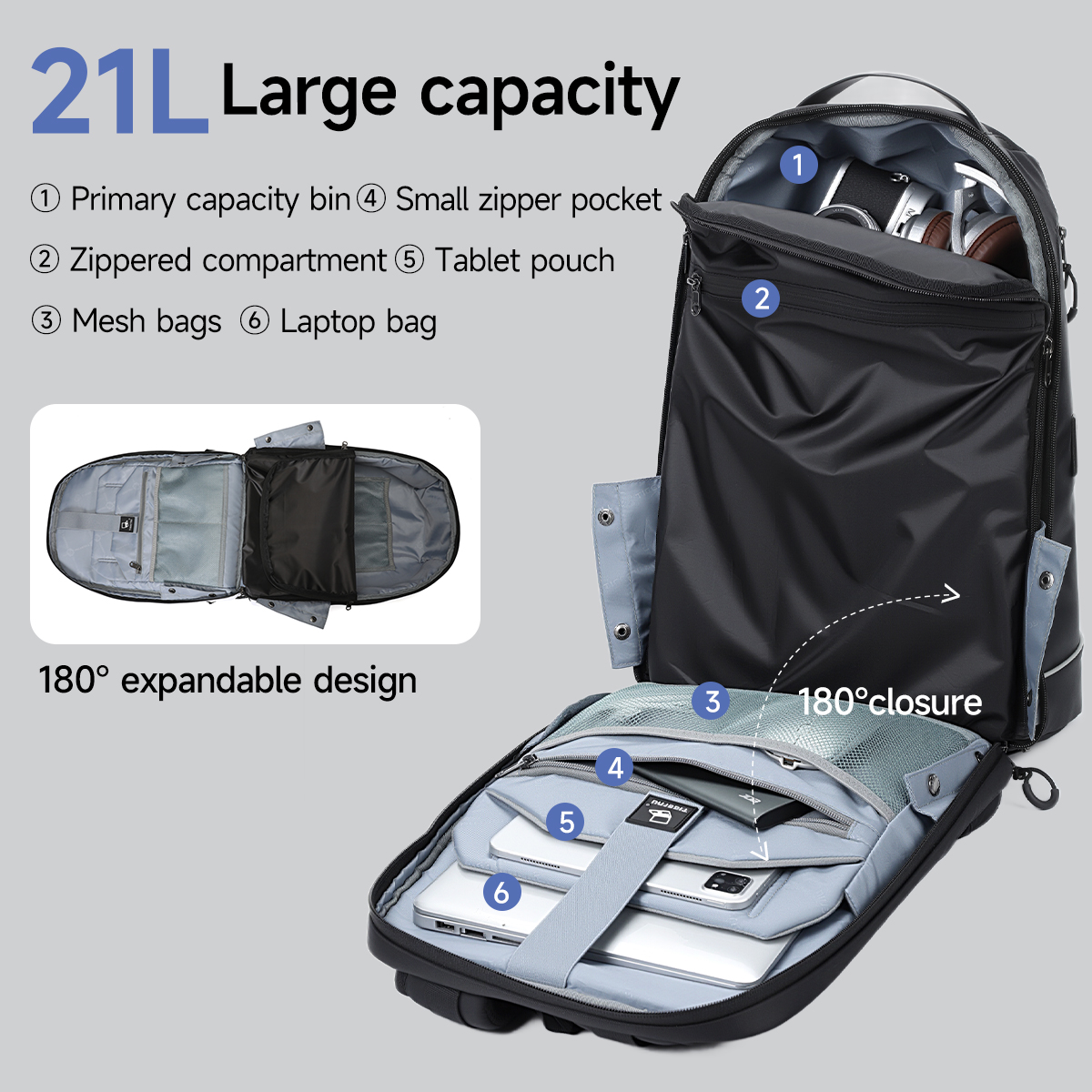 Tigernu Fashion Backpack Men T - Men'S Fashion Shoes avis et prix
