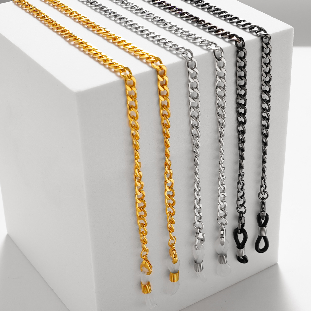 Simple Link Chain for Glasses  - Men'S Fashion Gold Chain avis et prix