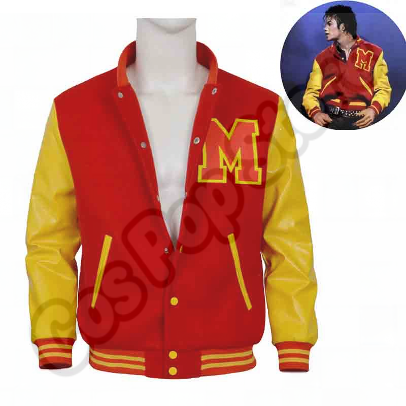 Men's Red Yellow Colorblock Re - Bomber Jacket Men avis et prix
