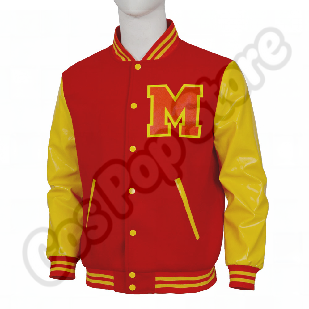 Men's Red Yellow Colorblock Re - Bomber Jacket Men avis et prix