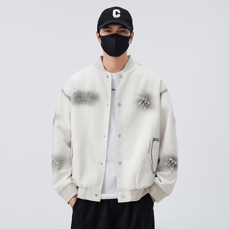 2025 Autumn men's collar fashi - Mens Fashion Baseball Jersey avis et prix