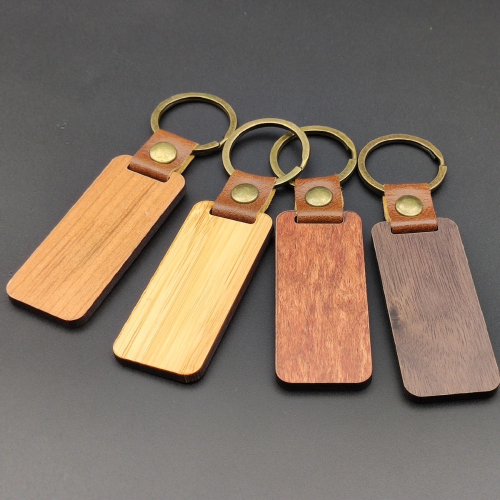 Minimalist Wooden Keychain Lea - Men'S Fashion Gold Chain avis et prix