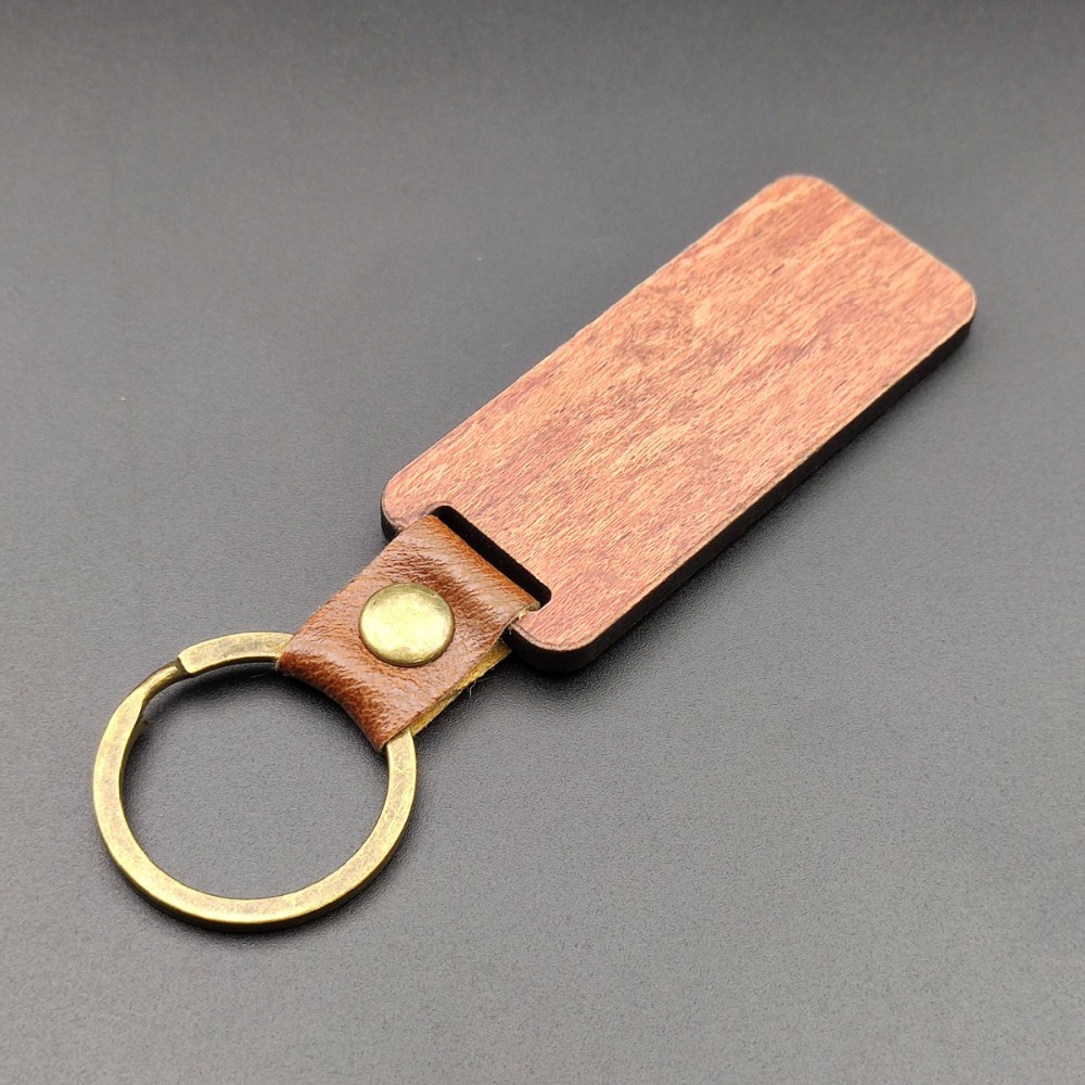 Minimalist Wooden Keychain Lea - Men'S Fashion Gold Chain avis et prix