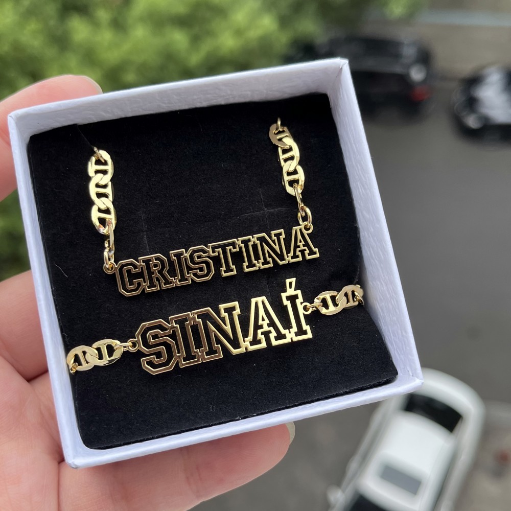 DUOYING Custom Name Hollow Nec - Men'S Fashion Gold Chain avis et prix