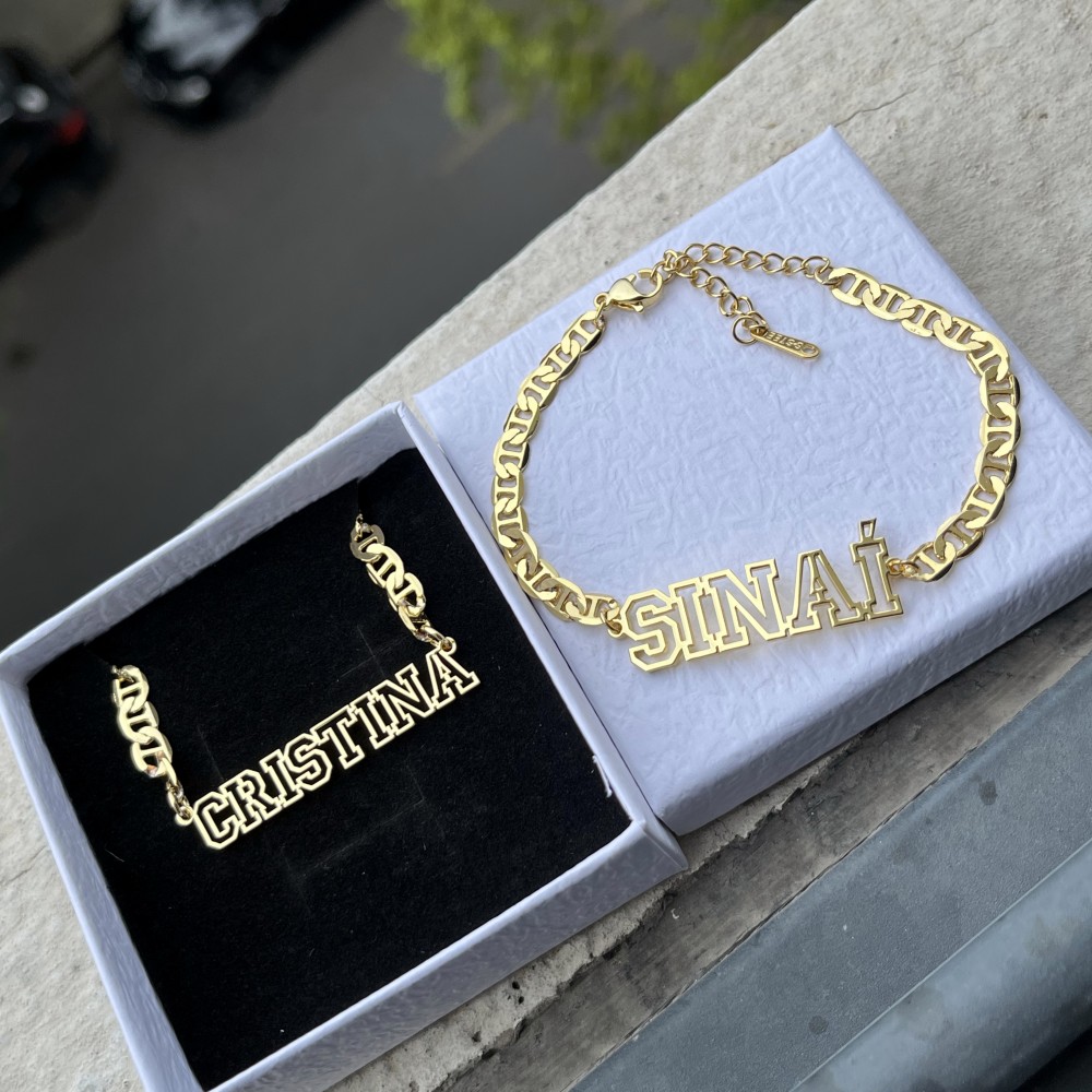 DUOYING Custom Name Hollow Nec - Men'S Fashion Gold Chain avis et prix