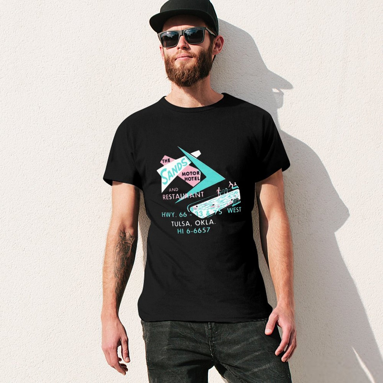 1950s Sands Motor Hotel on Rou - 1950S Fashion Men'S avis et prix
