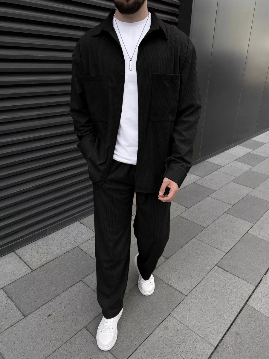 Men's corduroy two-piece outfi - Men'S Fashion Course avis et prix