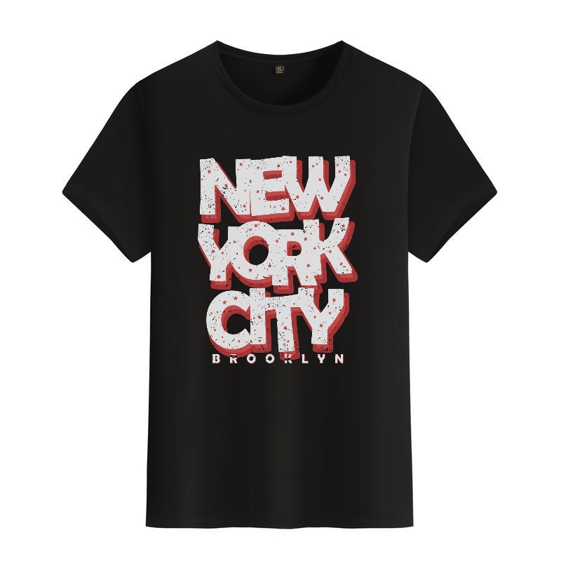 Men's Black Round-Neck Short-S - Men'S Fashion New York avis et prix