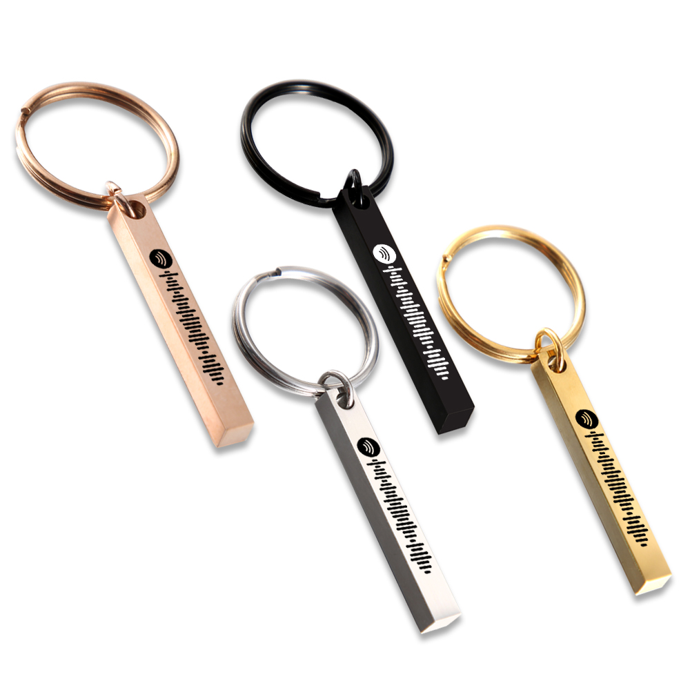 Personalized Music Spotify Cod - Men'S Fashion Gold Chain avis et prix