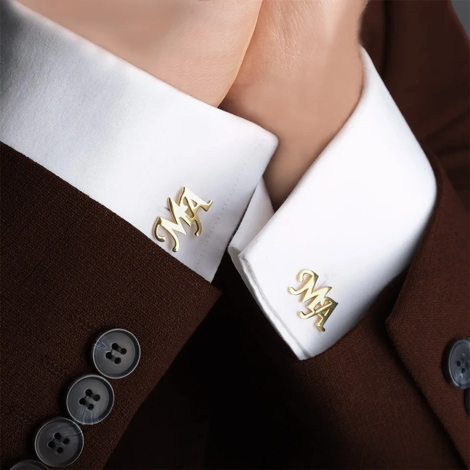 Customized Initial Letter Cuff - Men'S Fashion Gold Chain avis et prix