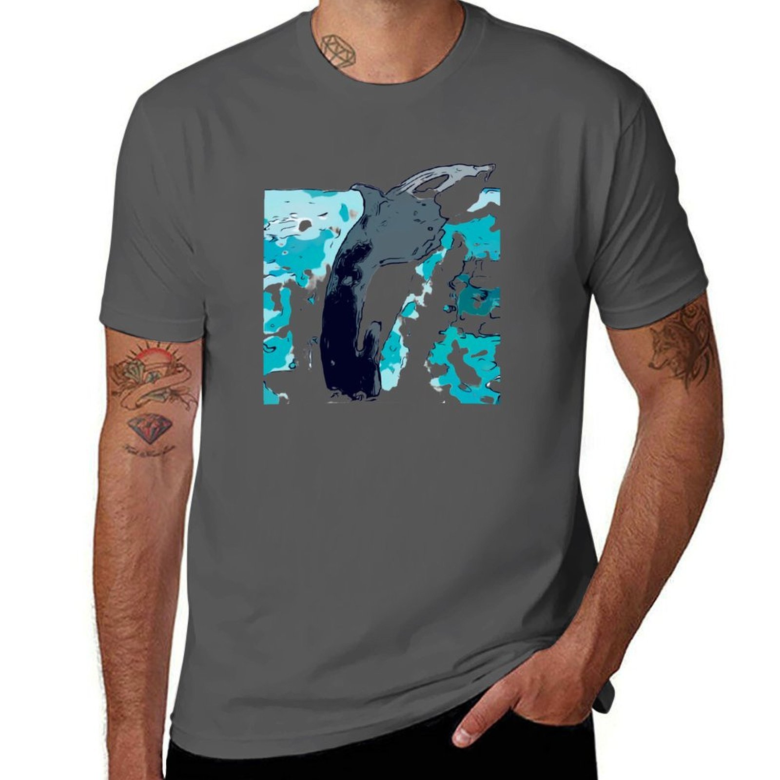 Nova Scotia Whale 2 T-Shirt Ca - Men'S Fashion Nova avis et prix