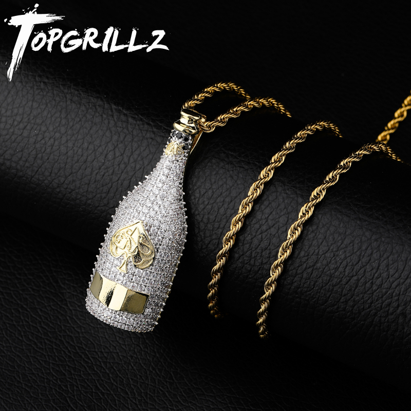 TOPGRILLZ Big Wine Bottle Neck - Fashion Men Vogue avis et prix