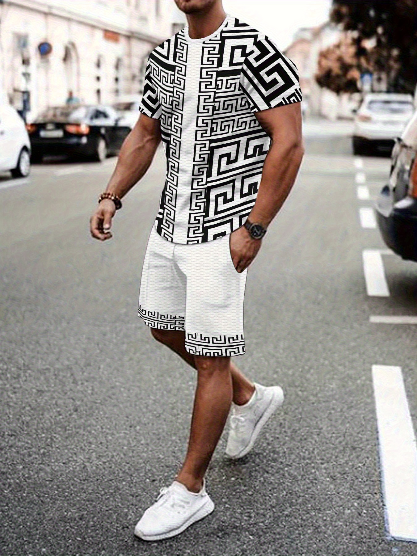 New Plus Size Men's T-shirt An - Men'S Fashion Course avis et prix