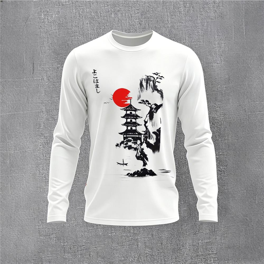 Chinese Style Ink Plum Blossom - Mens Fashion Style avis et prix