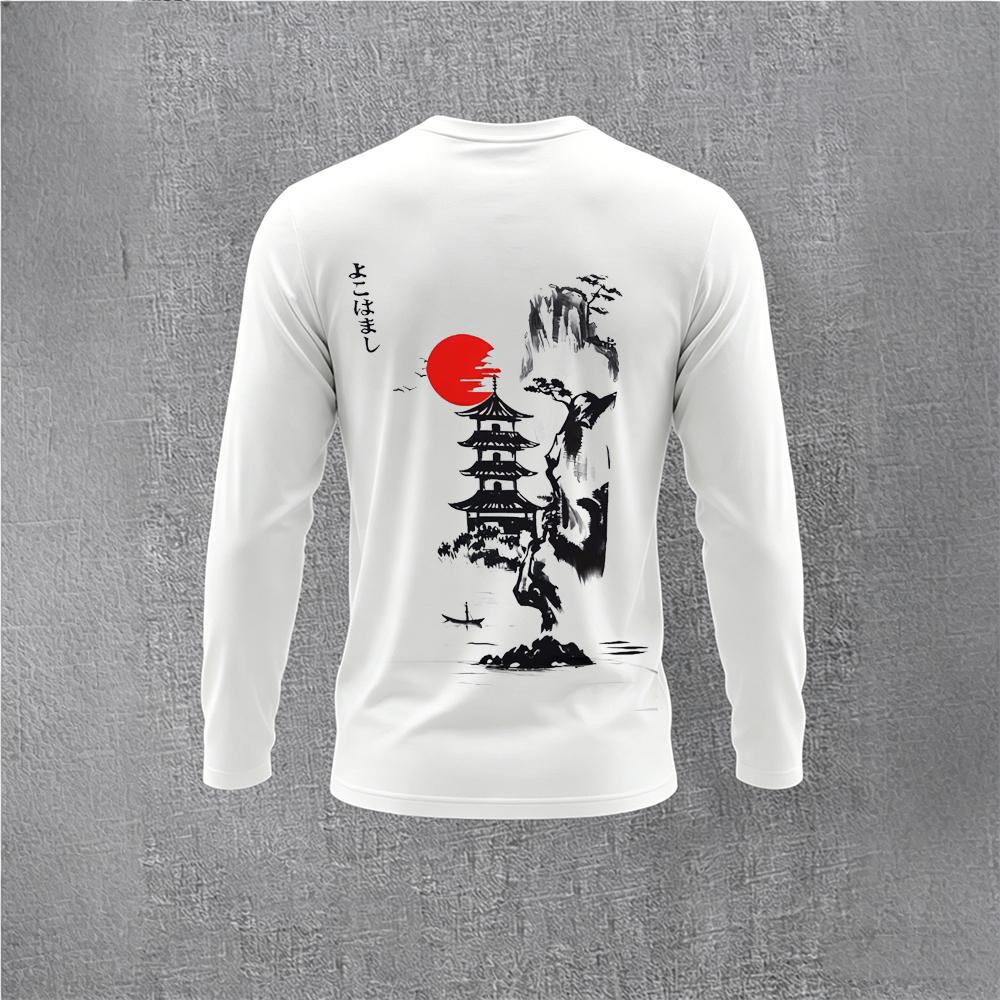 Chinese Style Ink Plum Blossom - Mens Fashion Style avis et prix