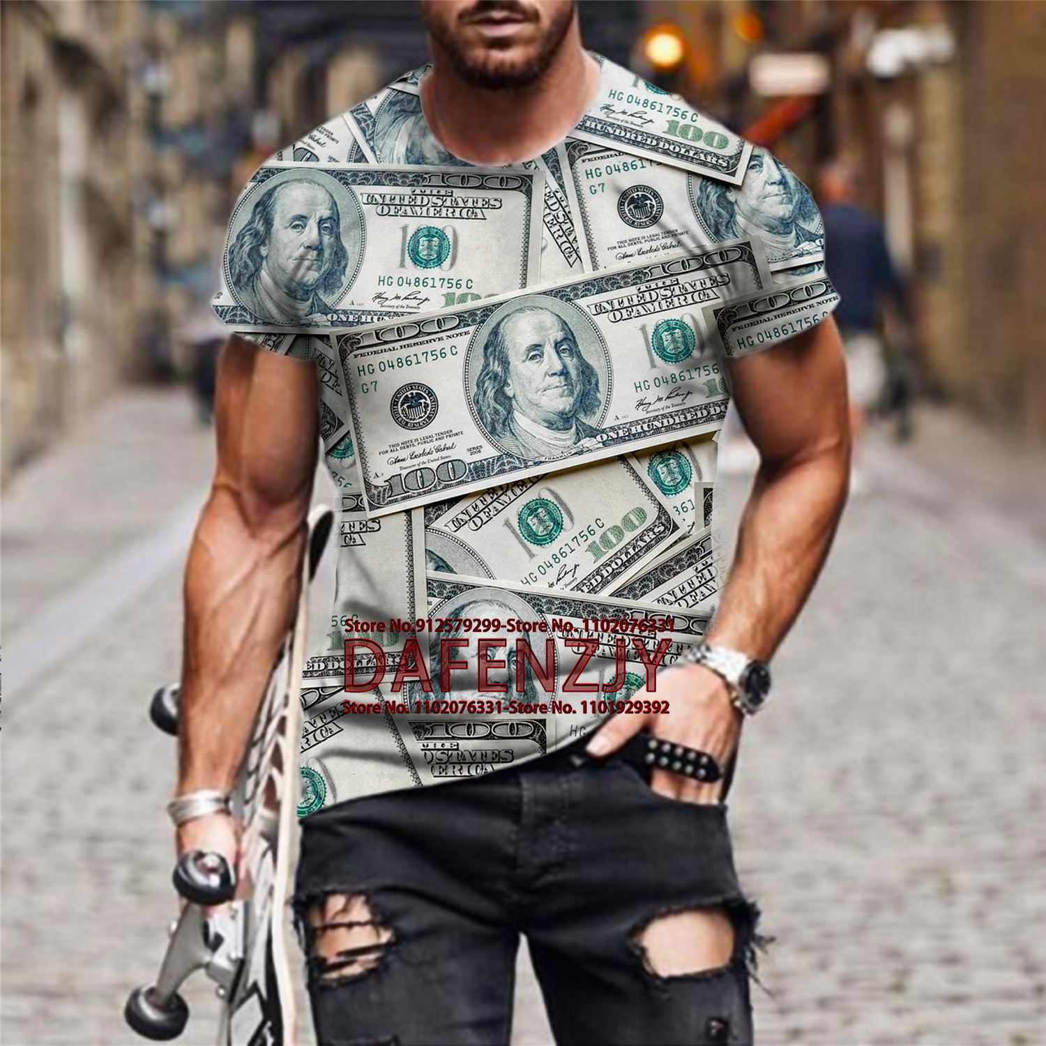 Men's 3d T Shirt American Doll - Mens Fashion Dress Shirts avis et prix