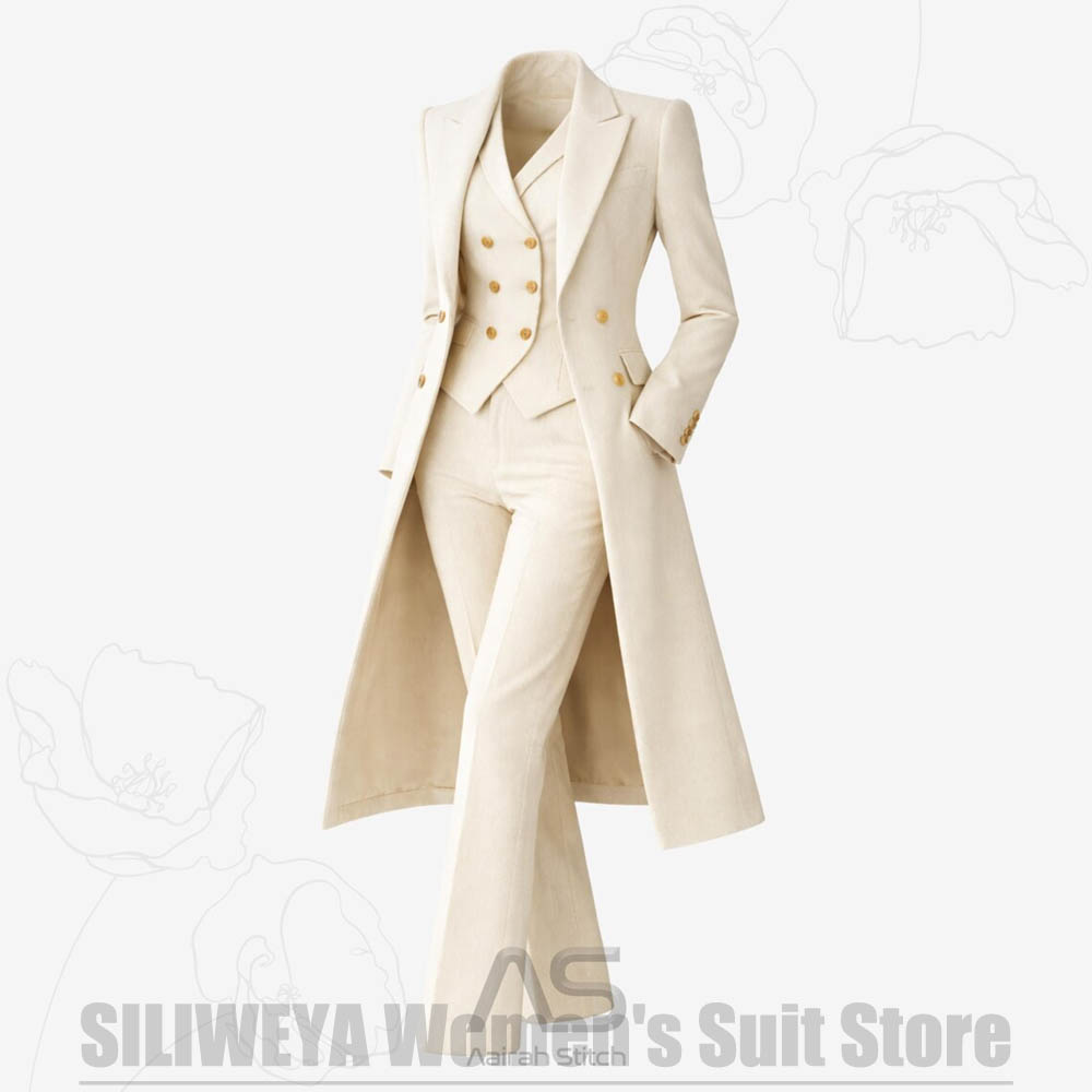 Women's Suit 3 Piece Double Br - Formal Waistcoat Vest avis et prix