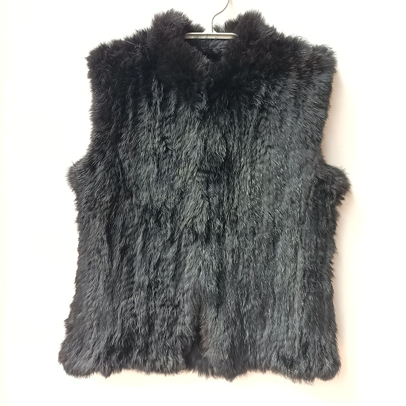 2023 Winter Black Knitted Real - Formal Waistcoat Vest avis et prix