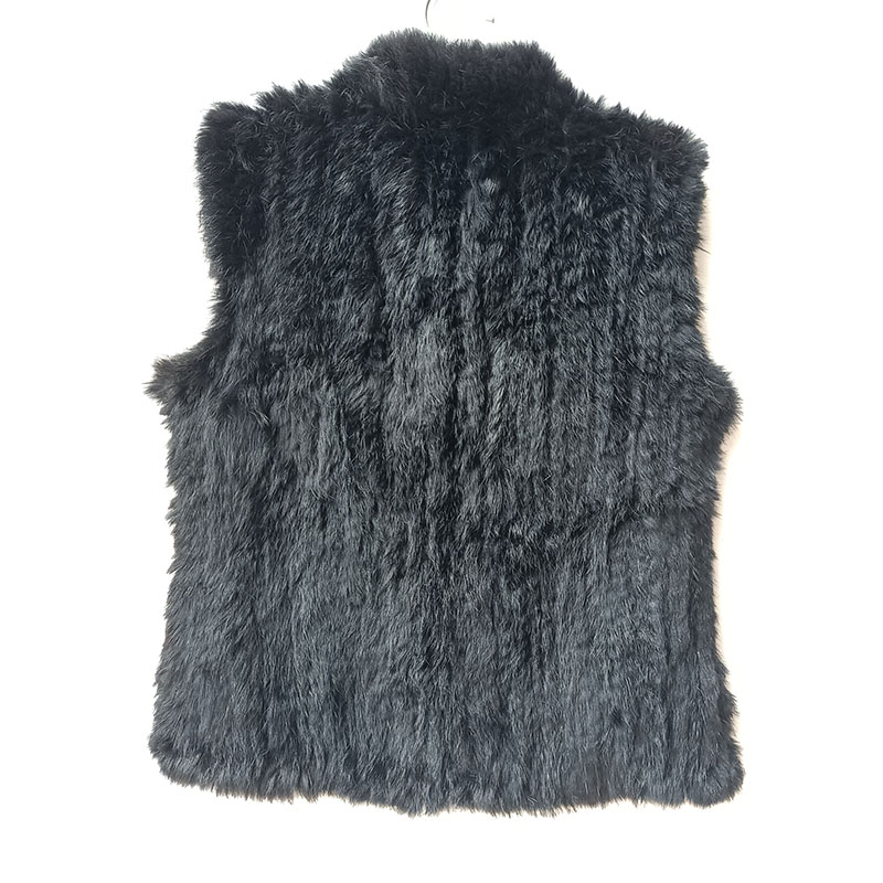 2023 Winter Black Knitted Real - Formal Waistcoat Vest avis et prix