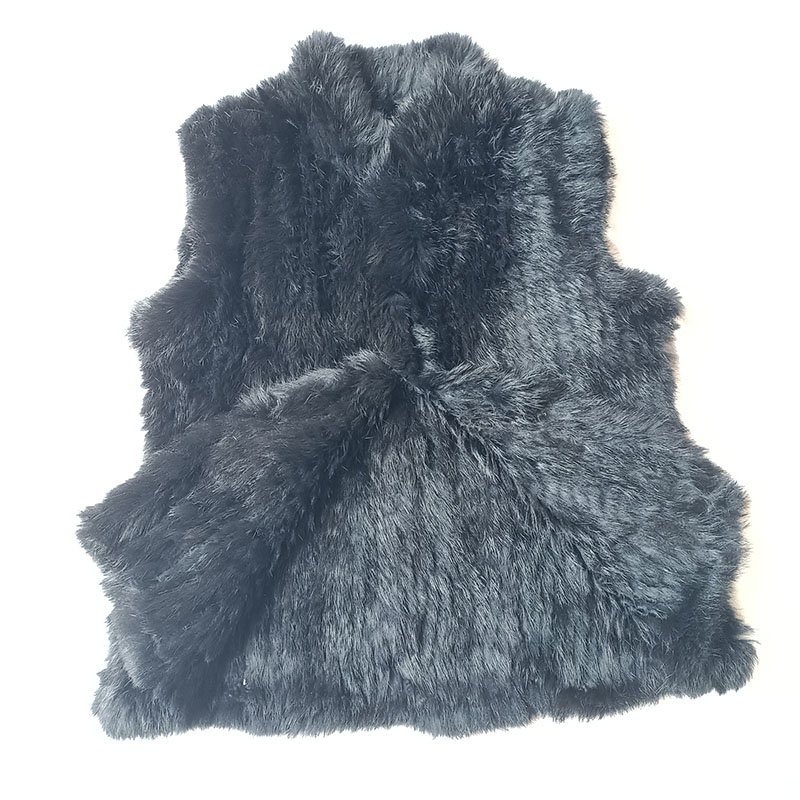 2023 Winter Black Knitted Real - Formal Waistcoat Vest avis et prix