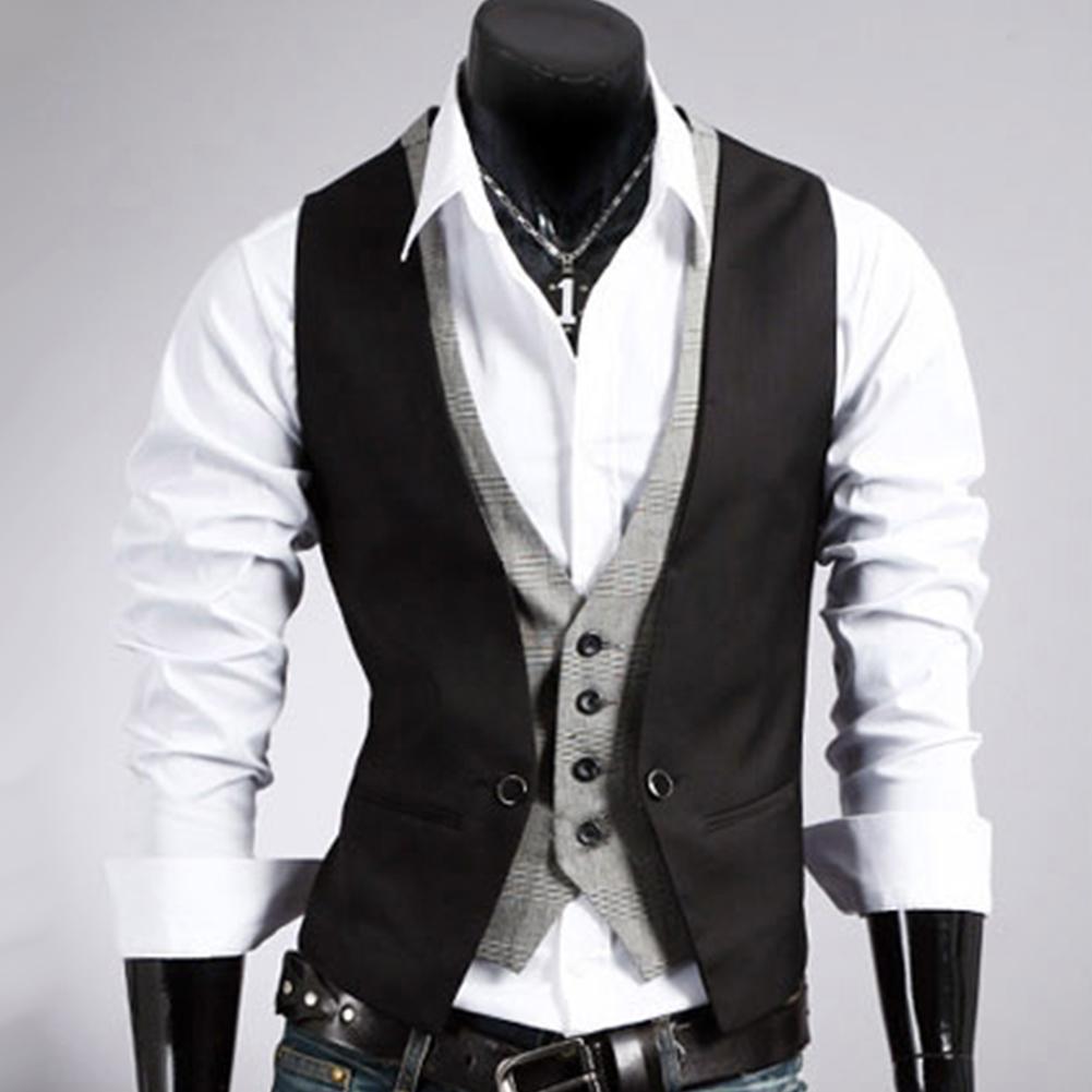 Men Formal Waistcoat Vest Busi - Formal Waistcoat Vest avis et prix