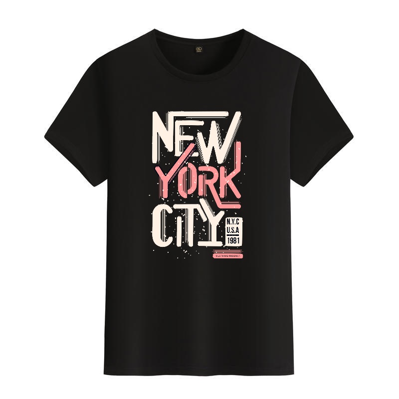 Men's Black Round-Neck Short-S - Men'S Fashion New York avis et prix