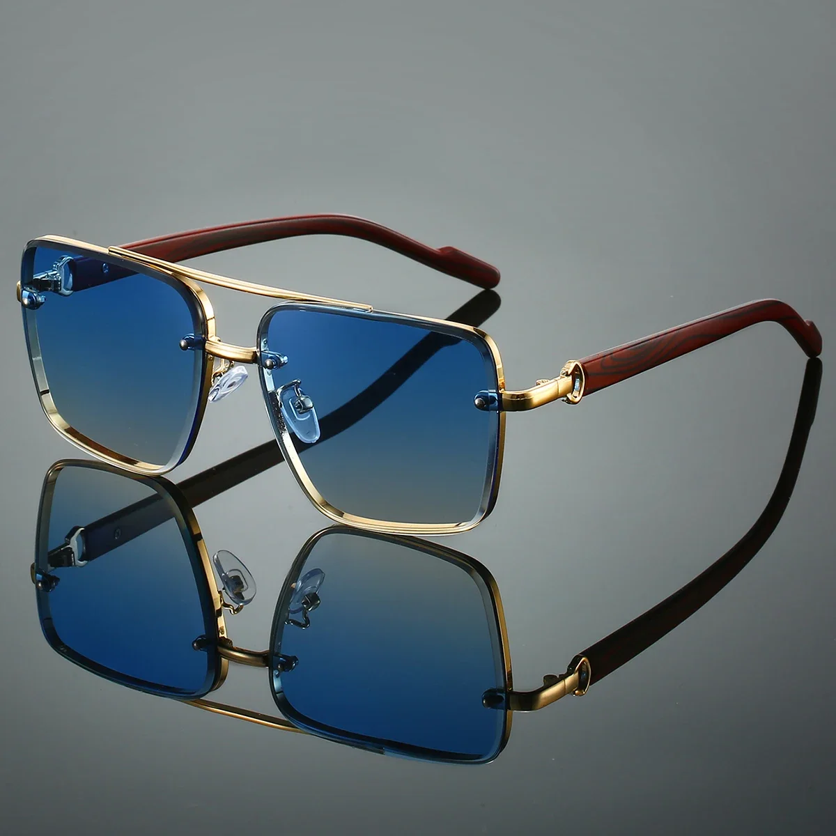 Fashion Retro Square Metal Sun - Men'S Fashion Glasses avis et prix