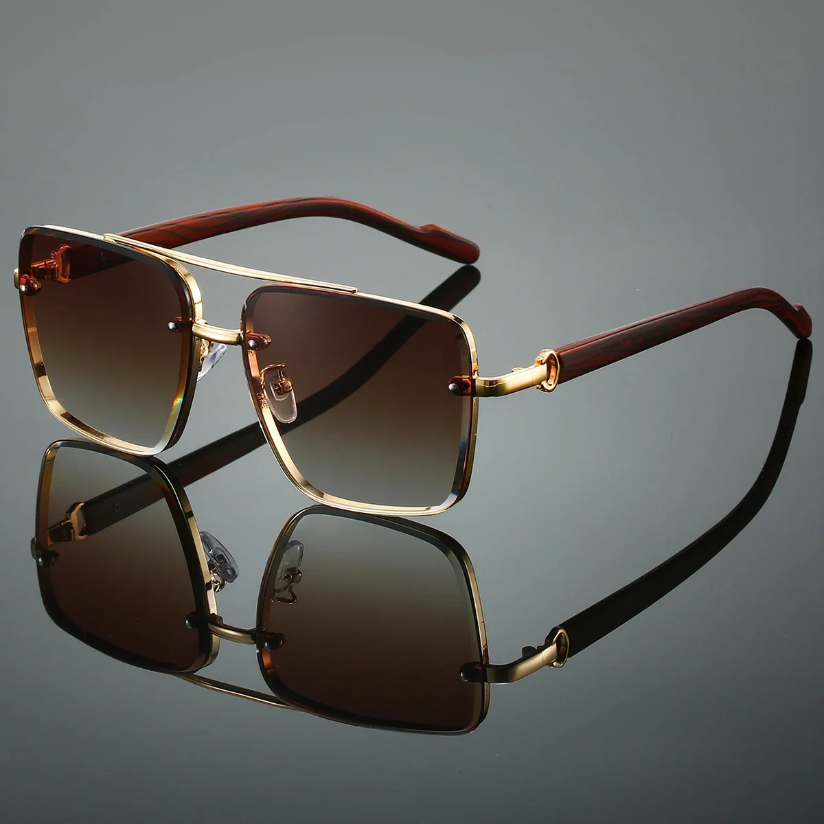 Fashion Retro Square Metal Sun - Men'S Fashion Glasses avis et prix