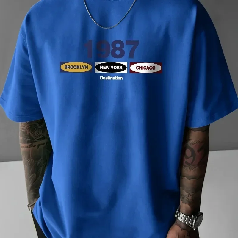New 1987 Men's Retro New York  - Men'S Fashion New York avis et prix