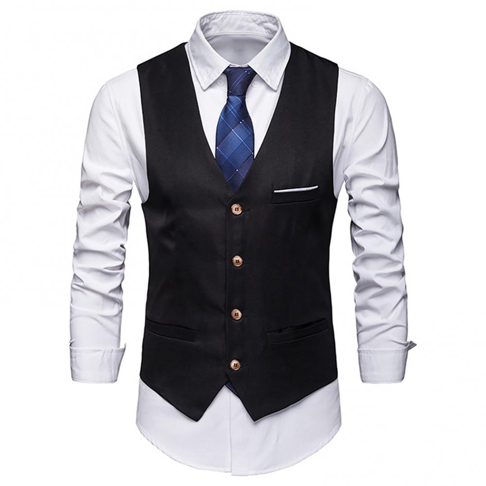 Dress Vests For Men Slim Fits  - Formal Waistcoat Vest avis et prix