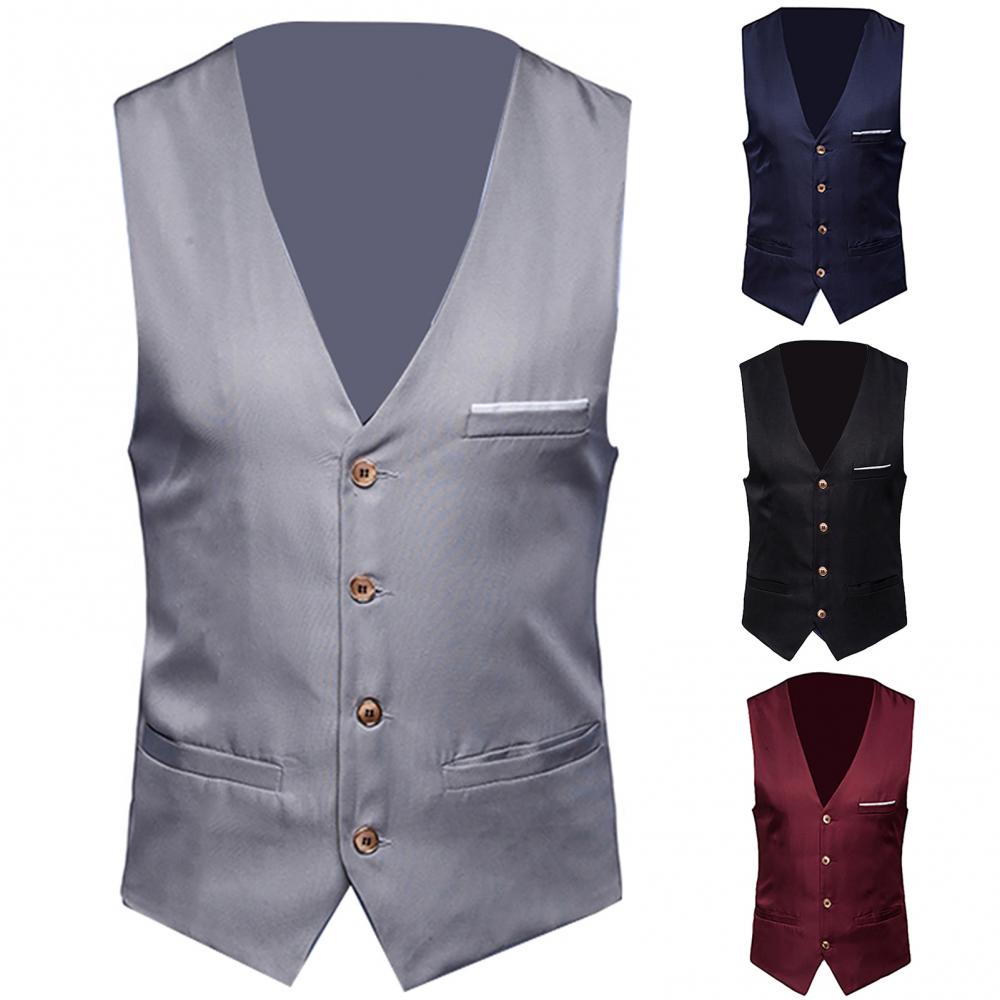 Dress Vests For Men Slim Fits  - Formal Waistcoat Vest avis et prix