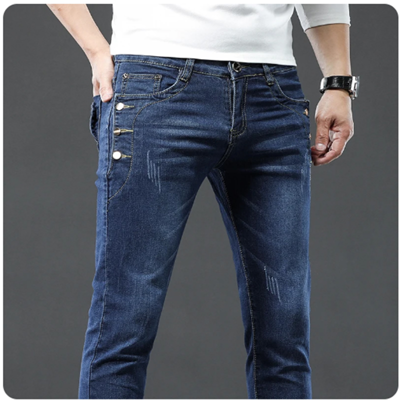 Classic Slim Vintage Fashion M - Men'S Fashion Grey Jeans avis et prix
