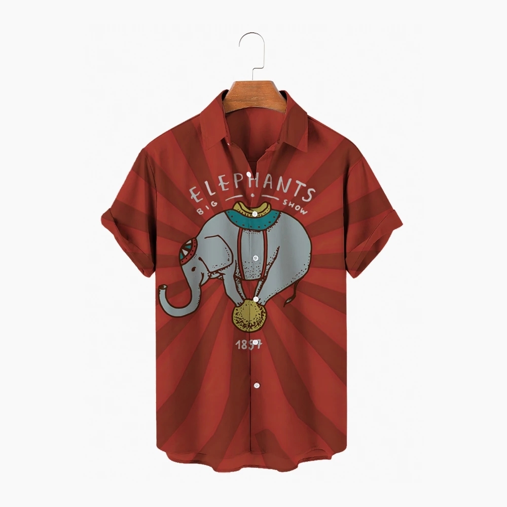 Circus Clown Hawaiian Fashion  - Jeans Shirt Fashion For Men avis et prix