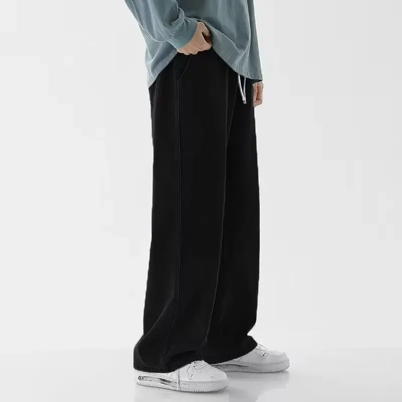 Korean Style Streetwear New Fa - Men'S Fashion Grey Jeans avis et prix