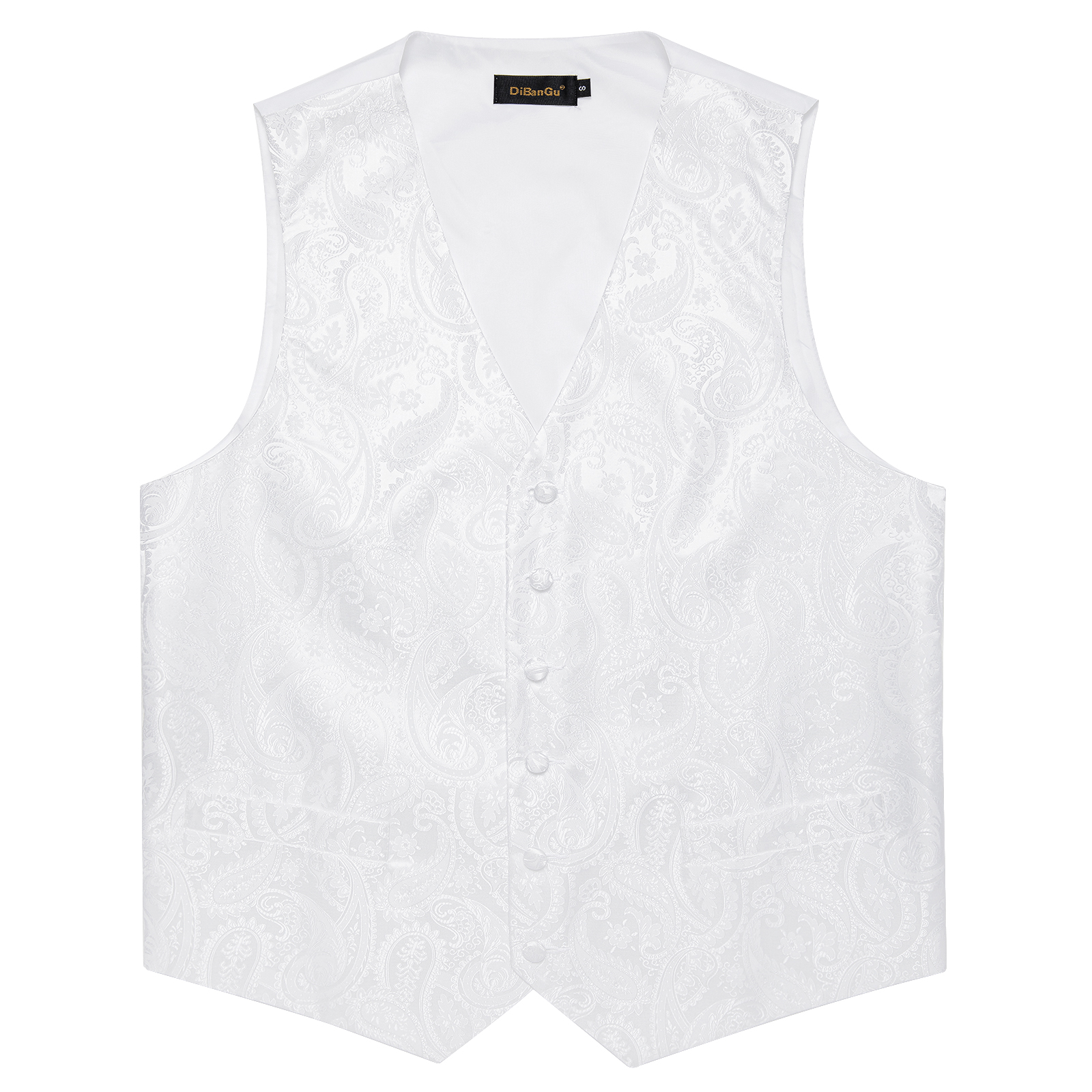 Pure White Wedding Vest for Ma - Formal Waistcoat Vest avis et prix