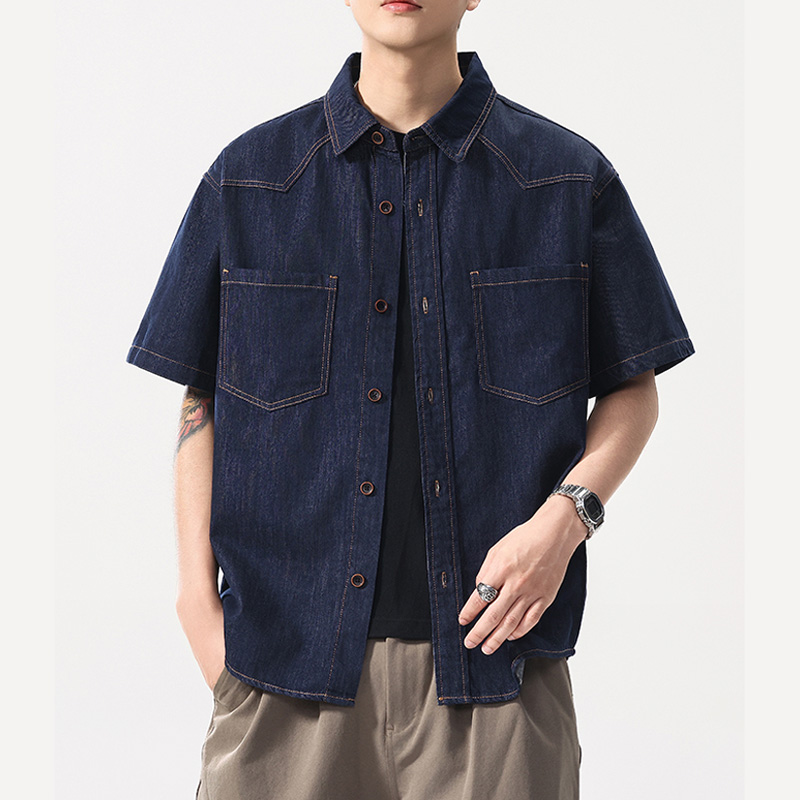 Summer Lightweight Thin Denim  - Jeans Shirt Fashion For Men avis et prix