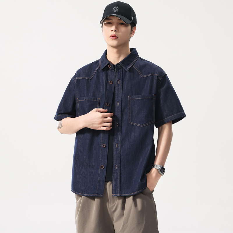 Summer Lightweight Thin Denim  - Jeans Shirt Fashion For Men avis et prix