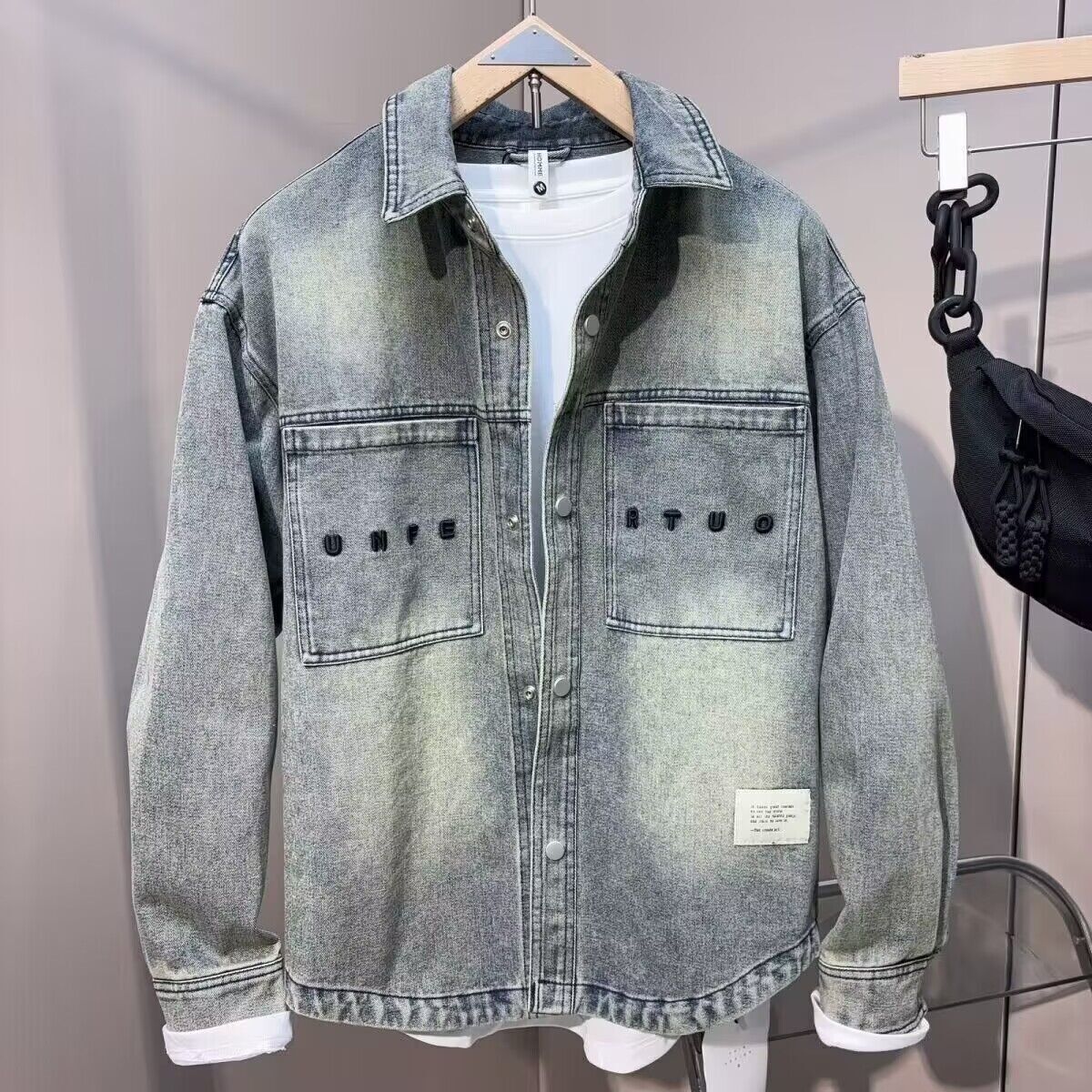Vintage Clean fit Spring Autum - Jeans Shirt Fashion For Men avis et prix