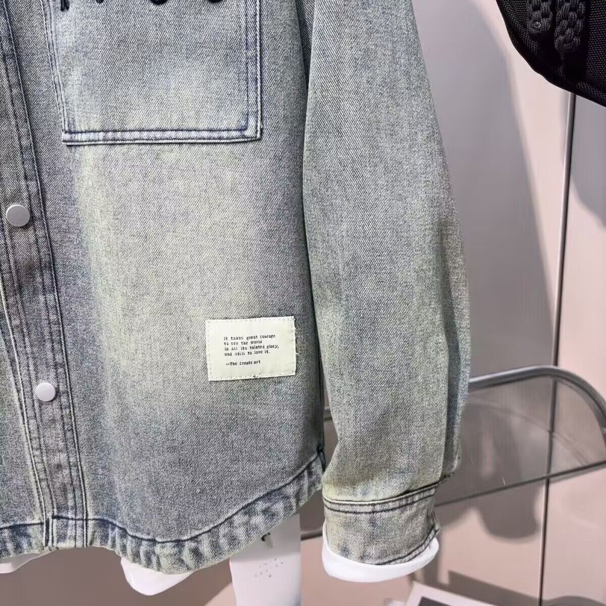 Vintage Clean fit Spring Autum - Jeans Shirt Fashion For Men avis et prix