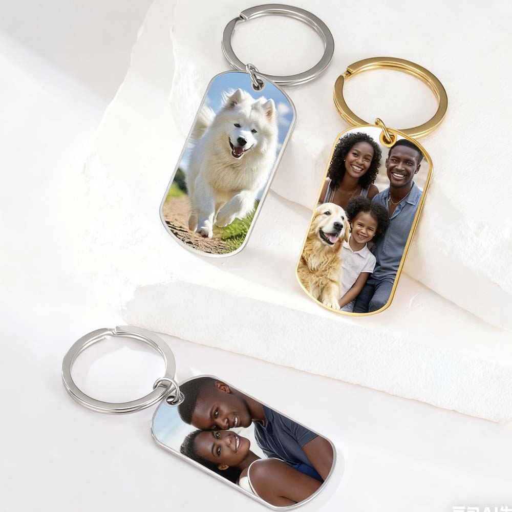 Family Couple Print Demand Pho - Men'S Fashion Gold Chain avis et prix