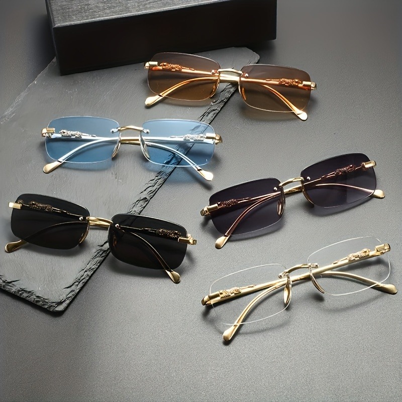 Fashion Rimless Metal Sunglass - Men'S Fashion Glasses avis et prix