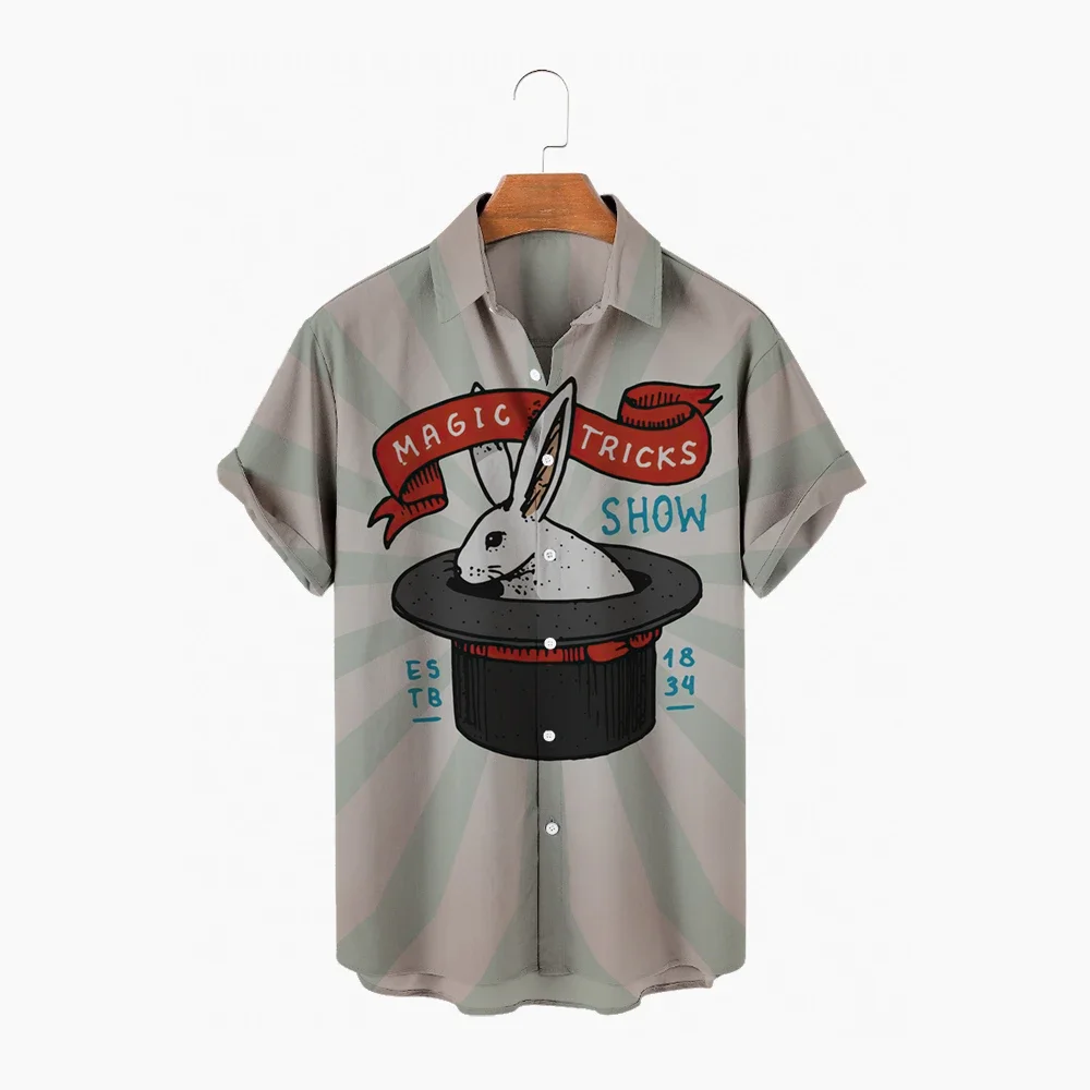 Circus Clown Hawaiian Fashion  - Jeans Shirt Fashion For Men avis et prix