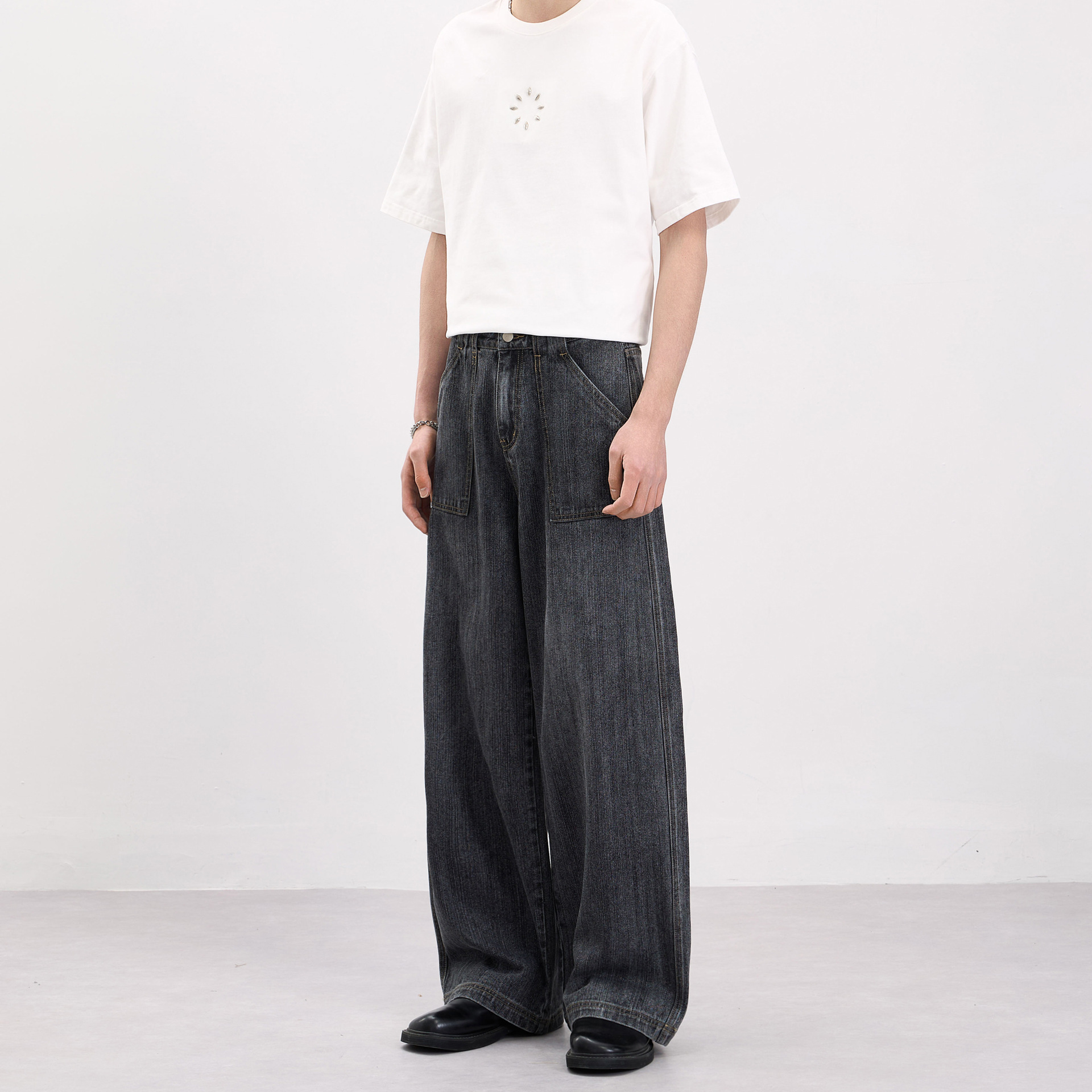 Vintage New Fashion Men's Loos - Men'S Fashion Grey Jeans avis et prix