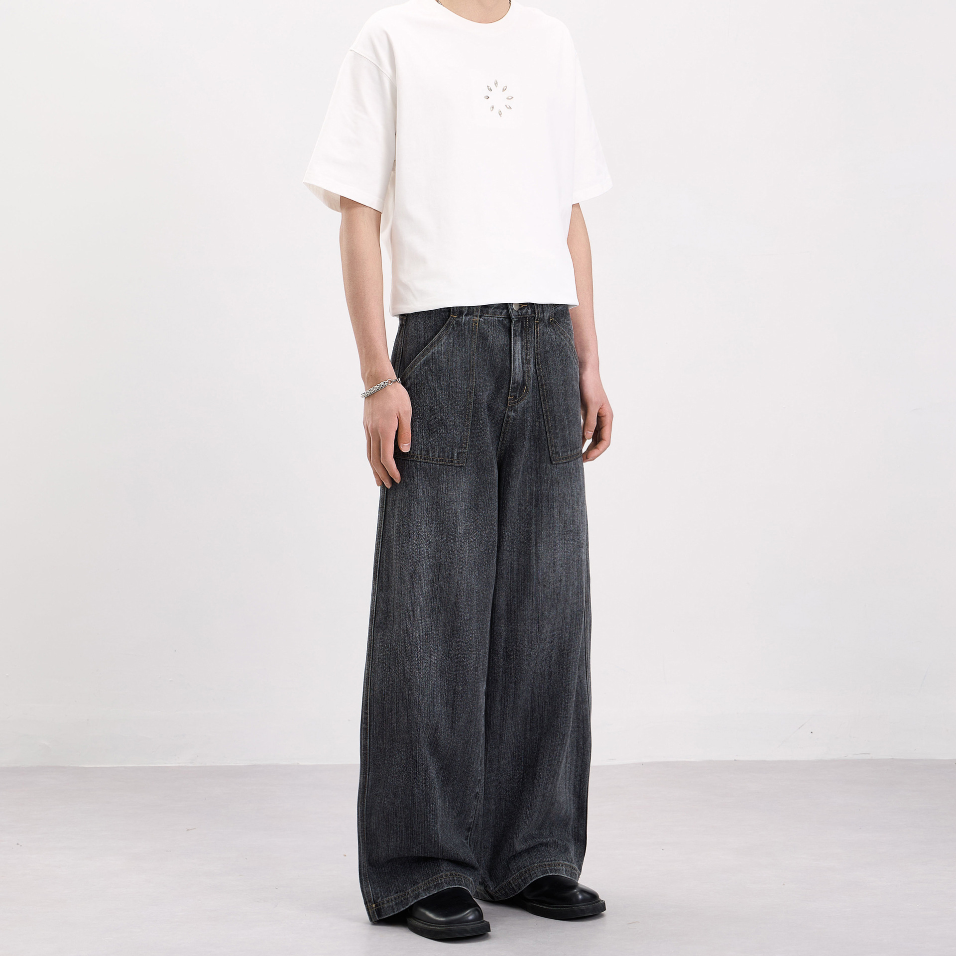 Vintage New Fashion Men's Loos - Men'S Fashion Grey Jeans avis et prix
