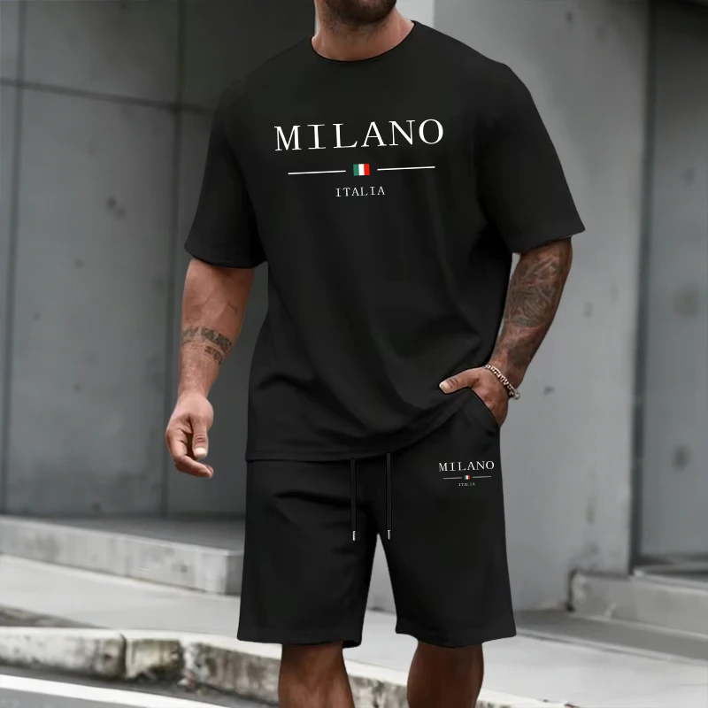 Men's Tracksuit Short Sleeve T - Men'S Fashion Course avis et prix