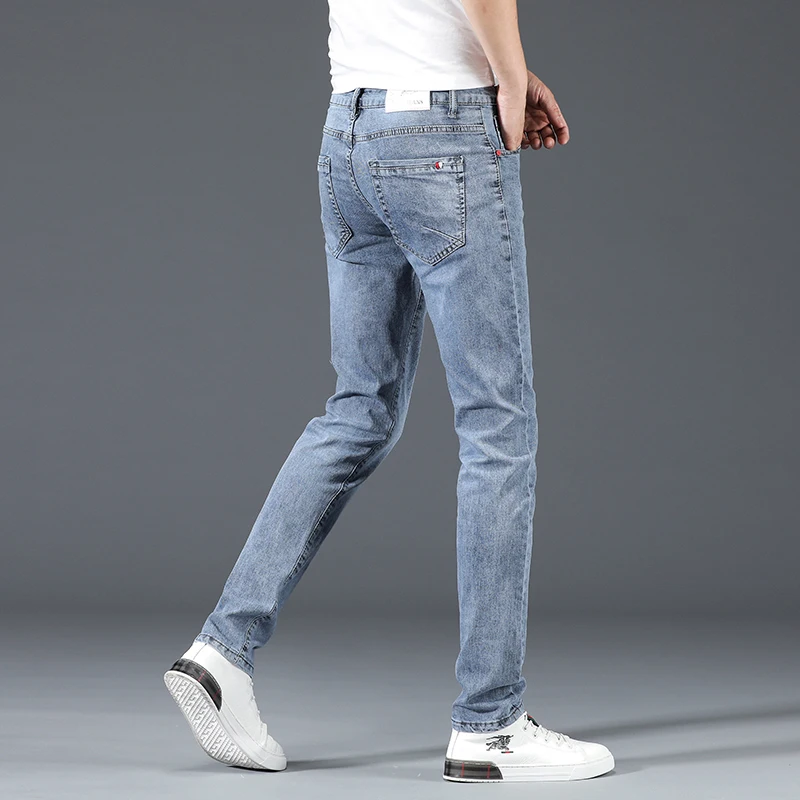 2024 New Men's Cotton Business - Men'S Fashion Grey Jeans avis et prix