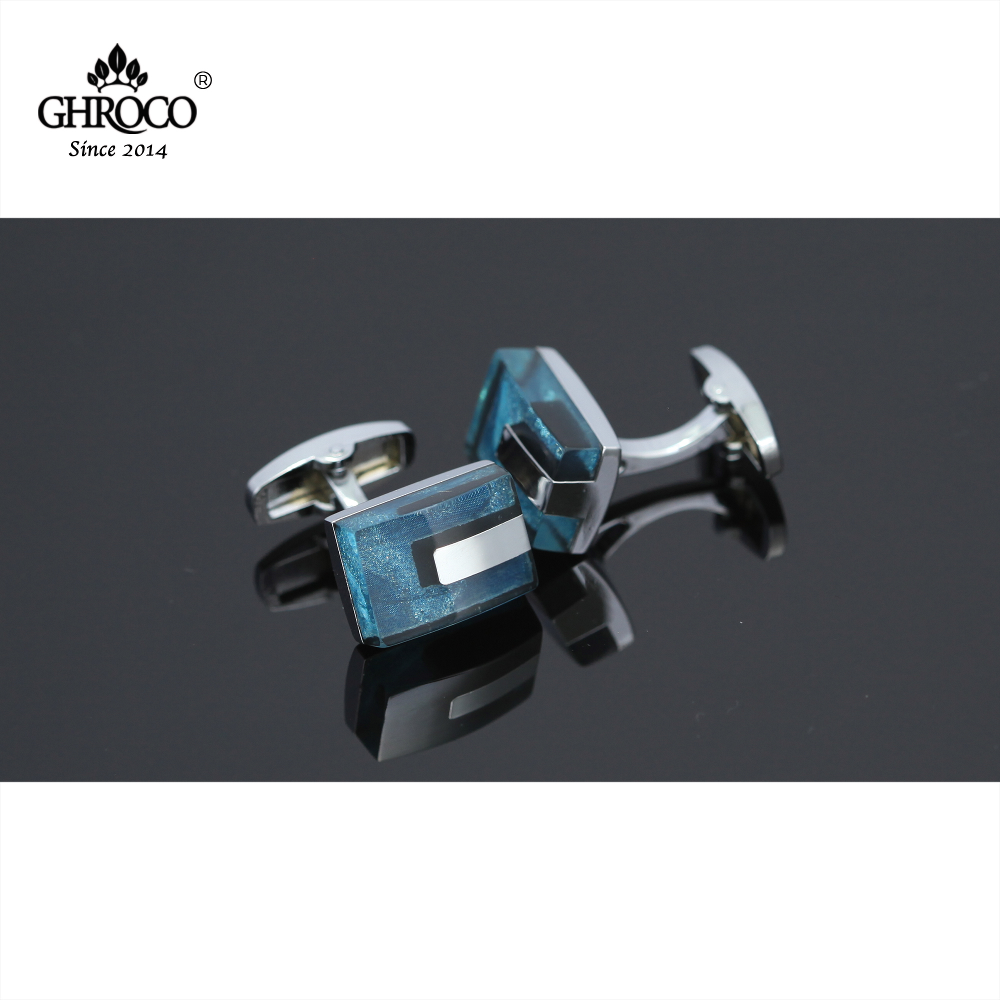 GHROCO Charming Square Shape B - Mens Fashion Dress Shirts avis et prix
